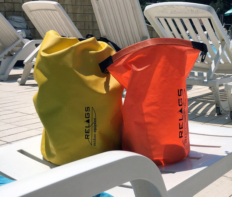 BasicNature 210T lagani vodootporni ruksak 5 l, narančasti