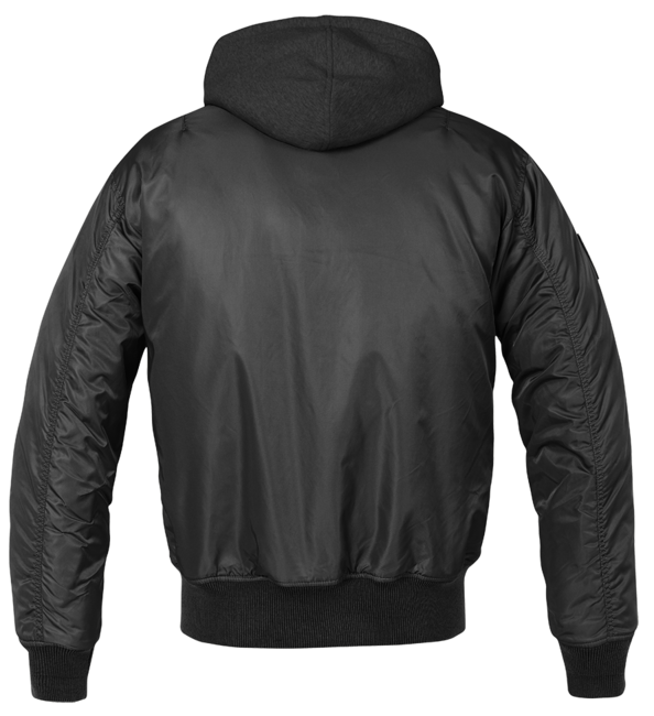 Brandit MA1 Hooded bomber jakna, crna