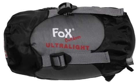 Fox Ultralight vreća za spavanje ultra lagana +11/+21°C, siva