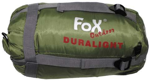 Fox Duralight vreća za spavanje lagana +2°C / +18°C, maslinasto crna