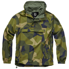Brandit Summer Windbreaker jakna swedish camo, M90