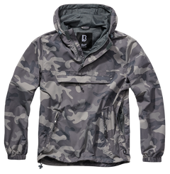 Brandit Summer Windbreaker jakna, siva camo