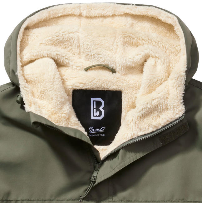 Brandit Windbreaker Sherpa jakna, maslinasto zelena