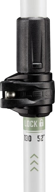 LEKI Cross Trail FX Superlite treking palice, bijela-envy zelena-crna, 110 - 130 cm