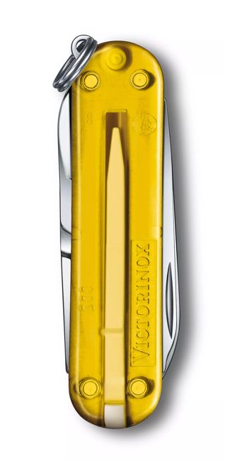 Victorinox Classic SD džepni nož Transparent, žuti