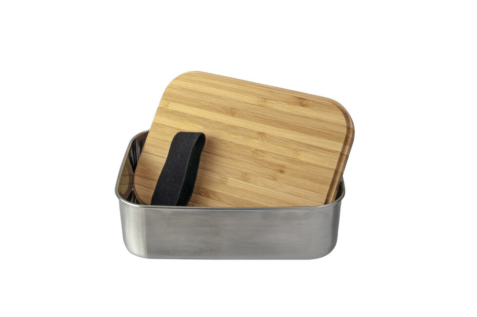 Origin Outdoors Bamboo kutija za ručak od nehrđajućeg čelika 1,2 l