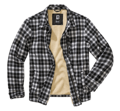 Brandit Classic Sherpa jakna, bijelo-crna