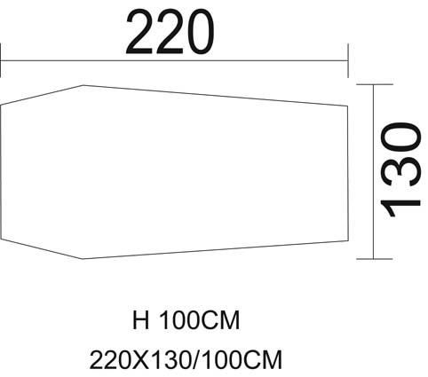 MFH Hochstein tunel šator za 2 osobe, maslinasto zeleni 220 x 130 x 100 cm