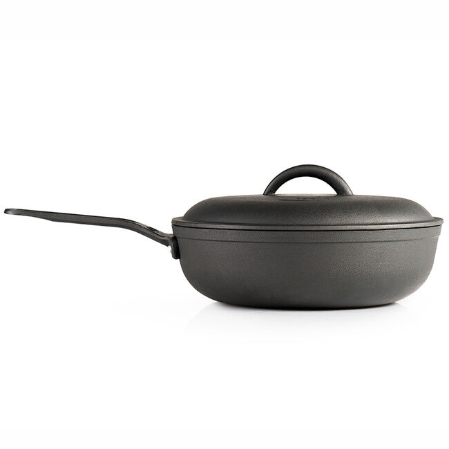 GSI Outdoors Guidecast duboka lijevana tava s poklopcem Frying Deep, 254 mm
