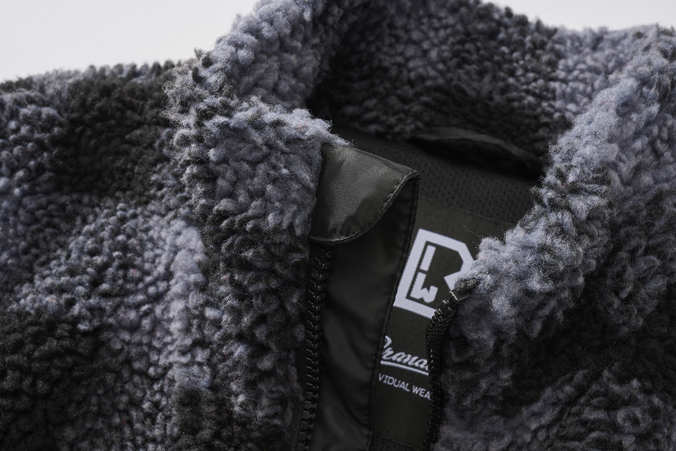 Brandit Teddyfleece flis prsluk, crni/sivi