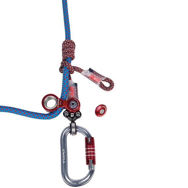 CAMP GYRO uže za pozicioniranje oko debla s rotirajućim obručem i pomoćnom zateznom koturačom Lanyard Single + 2 × 2125 5 m