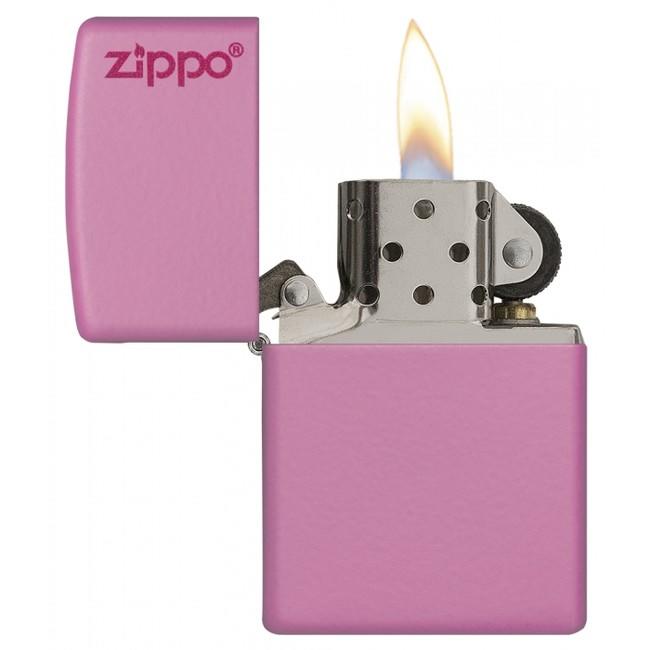 Zippo benzinski upaljač, ružičasti matni