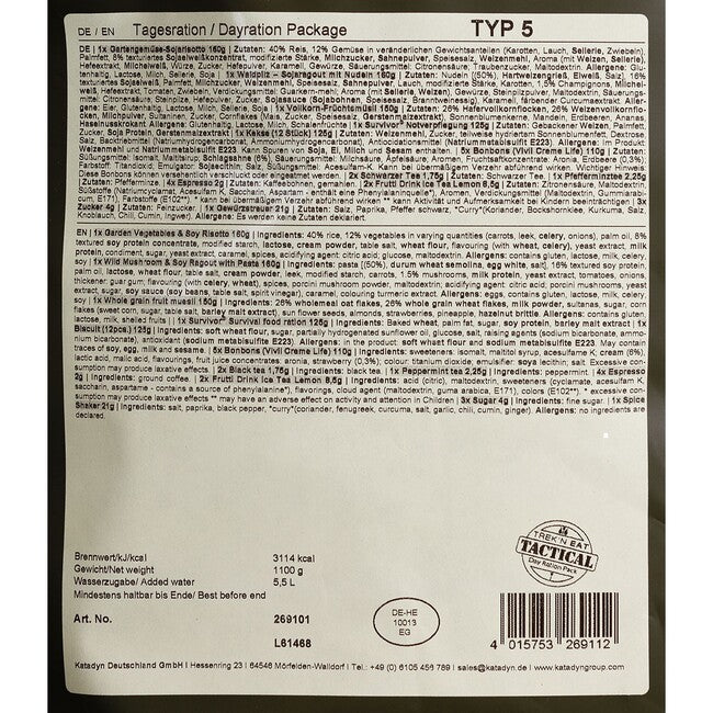 Trek'n Eat Dnevni paket obroka Tip V