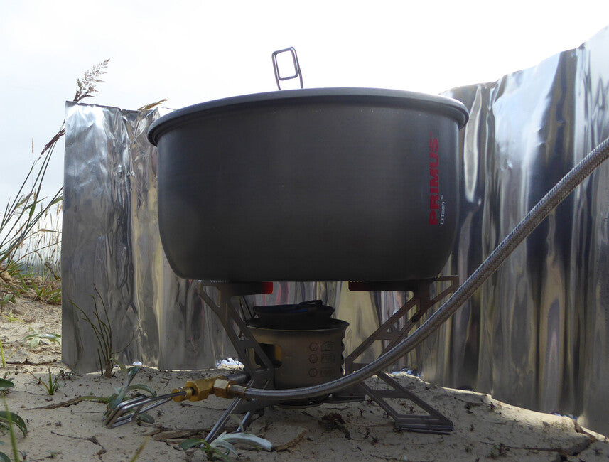 Origin Outdoors aluminijski vjetrobran na rolanje 24 cm visok