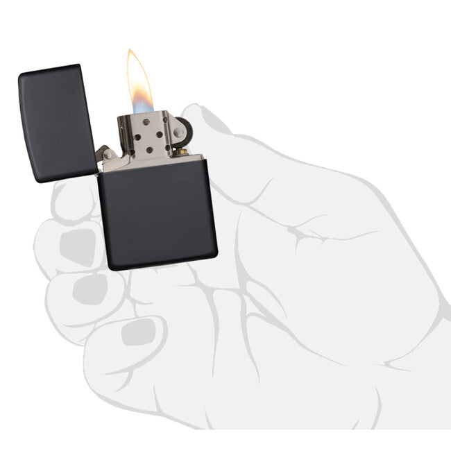 Zippo benzinski upaljač, black matte