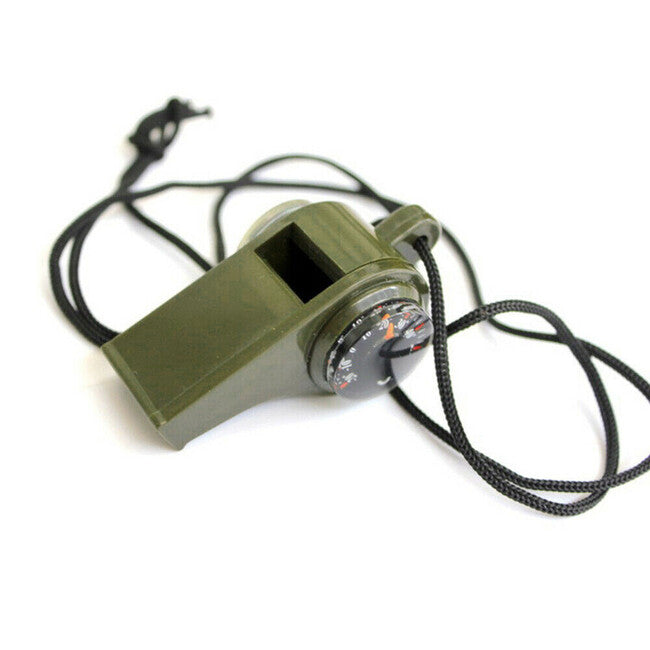 Origin Outdoors 3 in 1 Survival pištaljka, maslinasto zelena