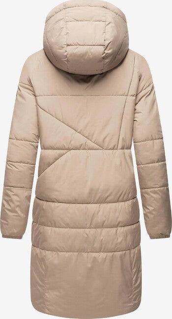 Navahoo Bliblablubb ženska zimska jakna s kapuljačom, Taupe grey