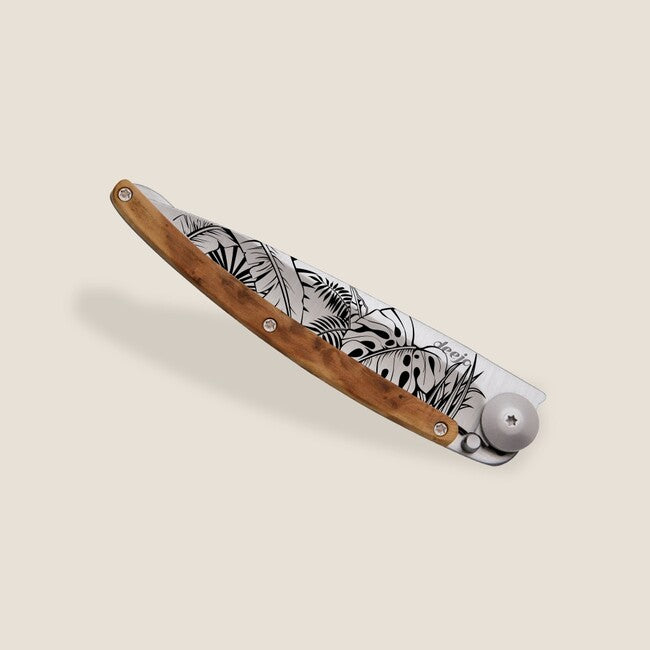 Deejo Tattoo sklopivi nož wood Jungle