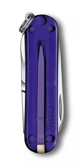 Victorinox Classic SD džepni nož Transparent, ljubičasti