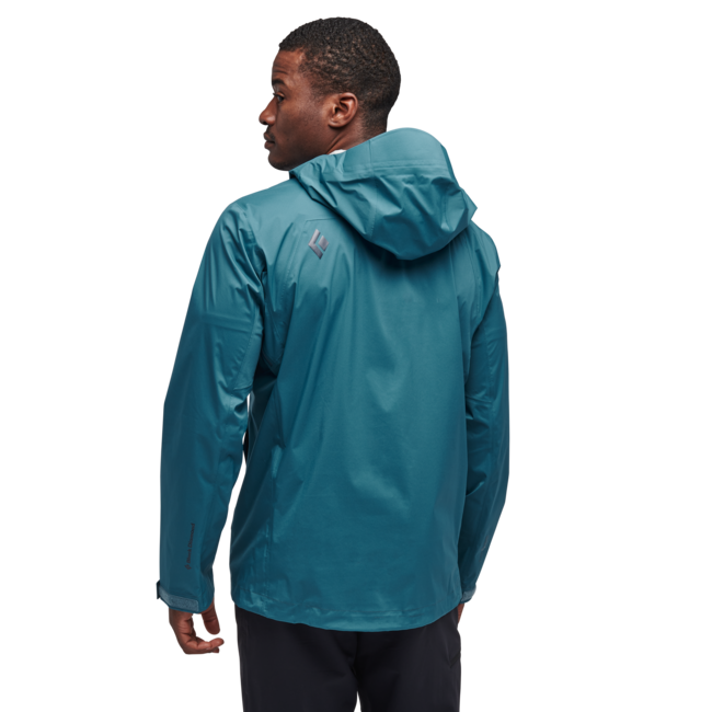 Black Diamond Stormline Stretch Rain Shell nepromočiva muška jakna, creek blue