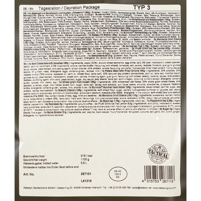 Trek'n Eat Dnevni obročni paket Tip III