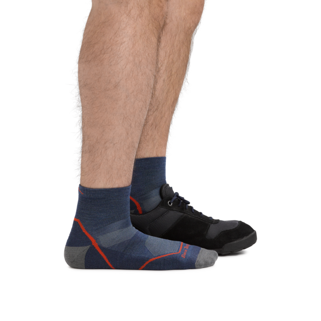 Darn Tough Light Hiker 1/4 Lightweight planinarske čarape s amortizacijom, Denim
