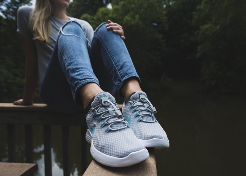 Lock Laces vezice za cipele, cool gray
