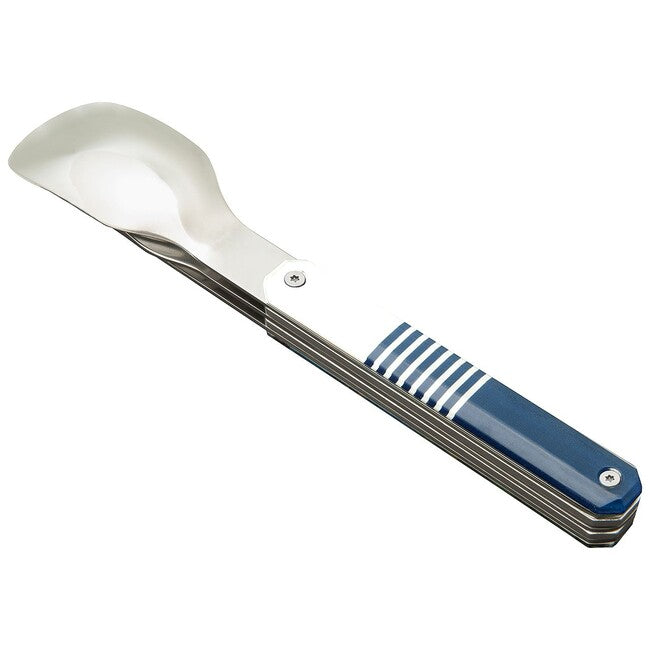 AKINOD Magnetski putni set pribora, blue mariniere-mirror finish