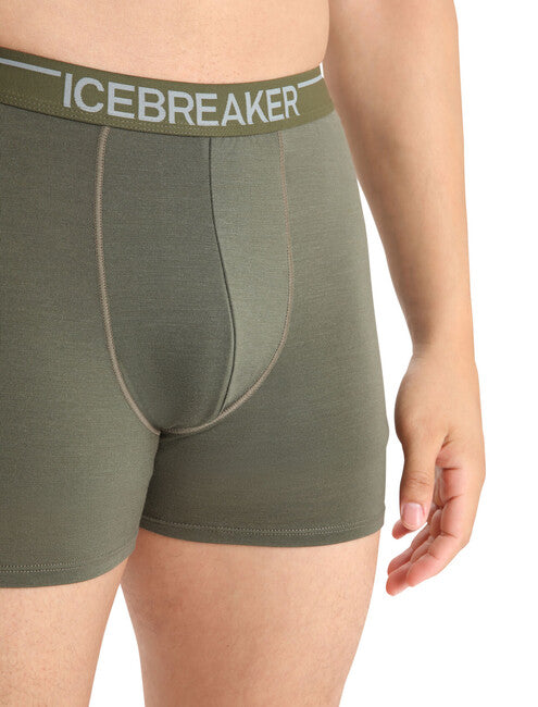 Icebreaker Anatomica muške bokserice, zelene