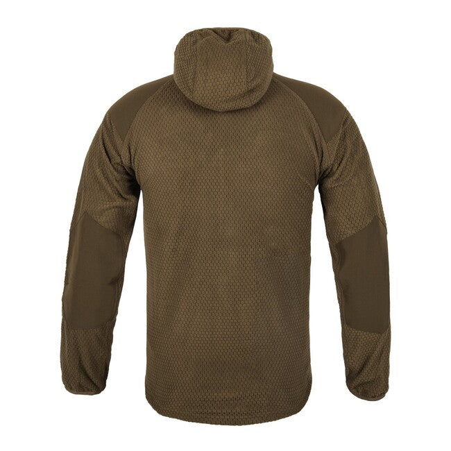 Helikon-Tex ALPHA HOODIE pulover Grid Fleece, Shadow Grey