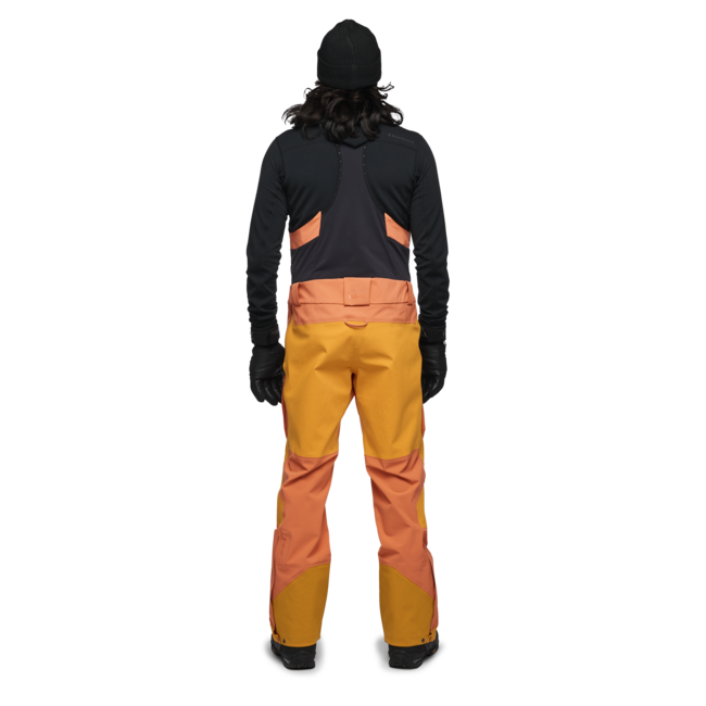 Black Diamond Recon Stretch Pro Bibs muške hlače s naramenicama, bd orange-flame orange