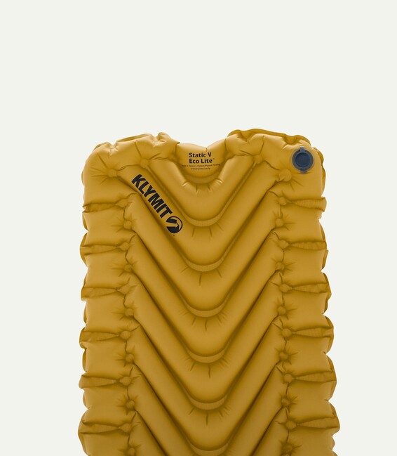Klymit Static V Lite ECO podloga za spavanje, svjetlozlatna