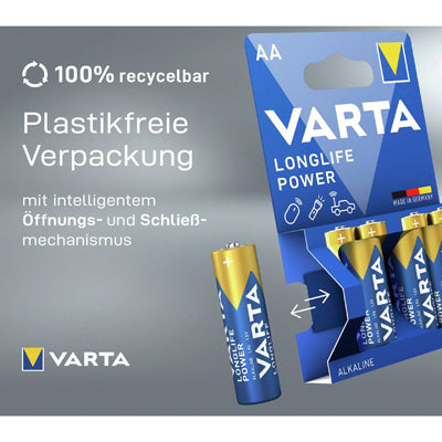 Varta Longlife Power baterija AA / Mignon, 4 komada