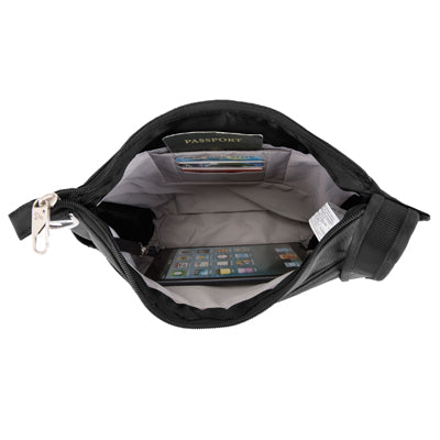 Travelon Classic Lady torba preko ramena protiv krađe Crossbody, crna