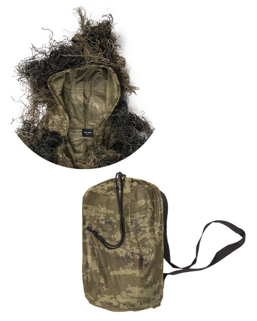 Mil-Tec Ghillie odijelo s protupožarnom obradom, woodland