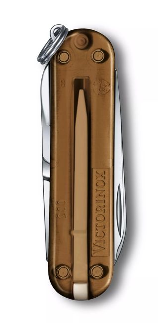 Victorinox Classic SD džepni nož Transparent, smeđi
