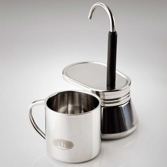 GSI Outdoors Mini presso espresso šalica Stainless, 74 ml