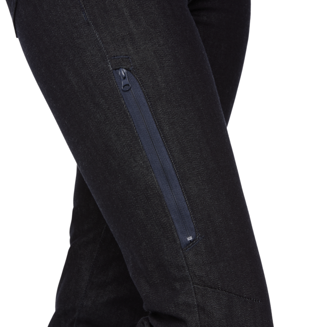 Black Diamond Mission Wool Denim ženske traper hlače, dark indigo rinse