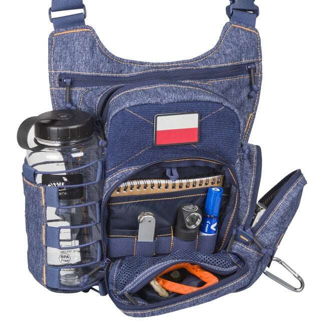 Helikon-Tex EDC torba preko ramena Nylon Polyester Blend, Melange Blue