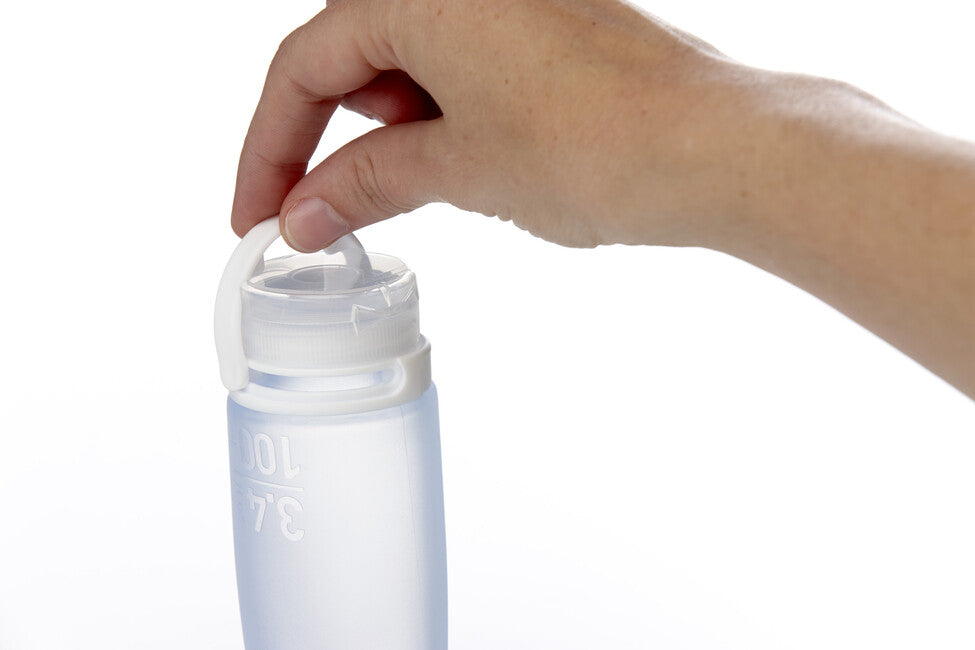 Humangear GoToob+ silikonska posuda za tekućine 100 ml boje, plava