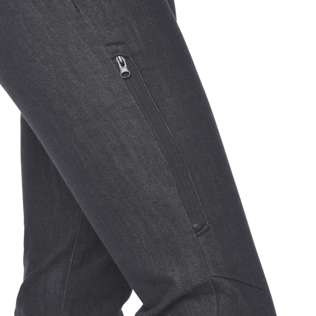 Black Diamond Mission Wool Denim ženske traper hlače, dark gray