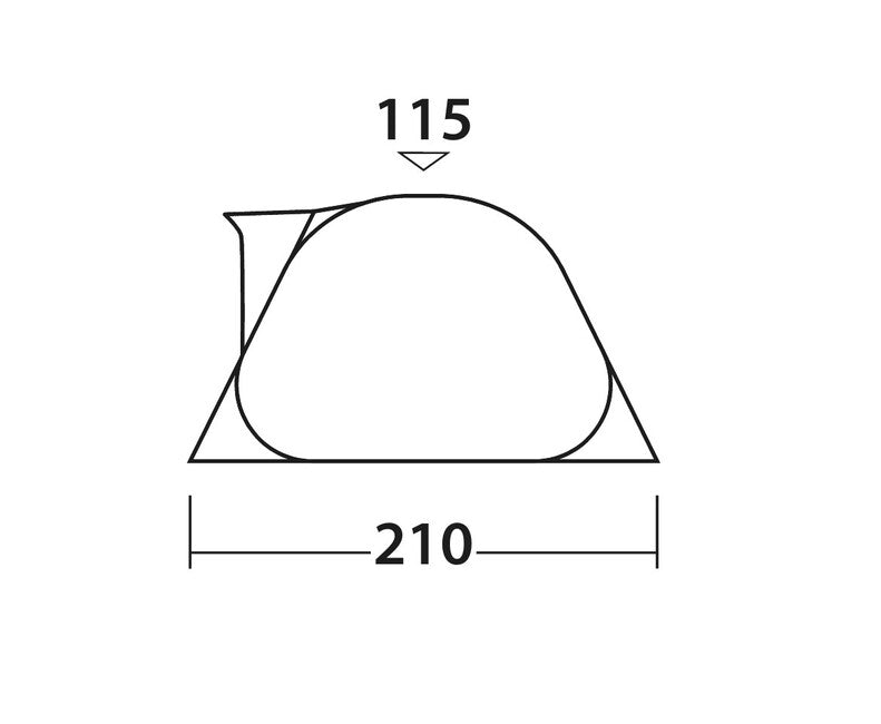 Easy Camp Flameball 300 EasyCamp Pop-Up-Tent, 3 osobe