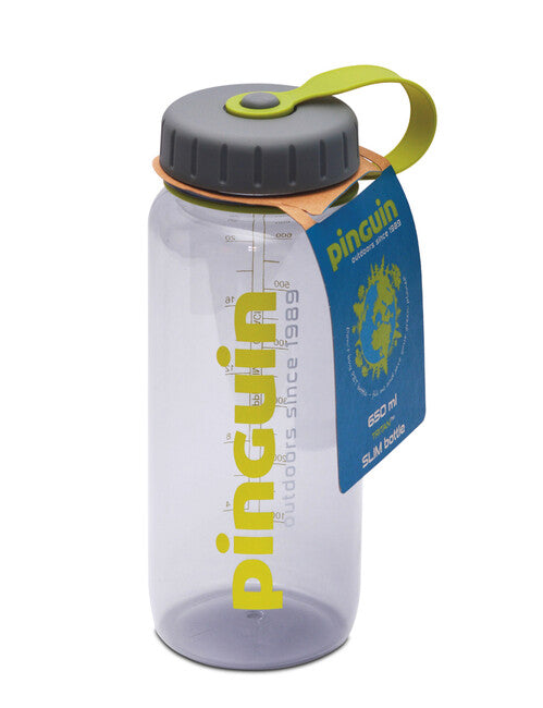 Pinguin Tritan Slim Bottle 0.65L 2020 boca, siva