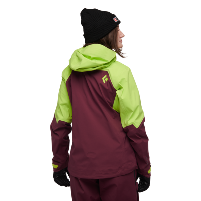 Black Diamond Recon Lt Stretch Shell skijaška jakna ženska, aloe-blackberry