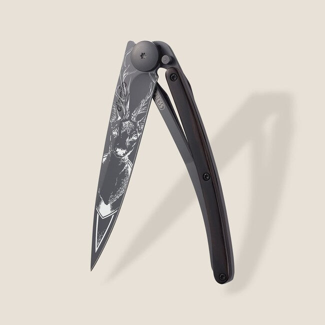 Deejo Nature sklopivi nož crni ebony wood Deer