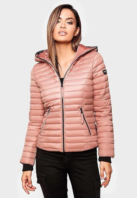 Navahoo Kimuk ženska prijelazna jakna s kapuljačom, Powder rose