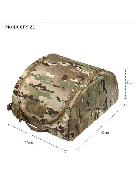 DRAGOWA Tactical Torba Stryker na kacigu, crna