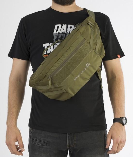 Pentagon Telamon torba preko ramena, maslinasto zelena