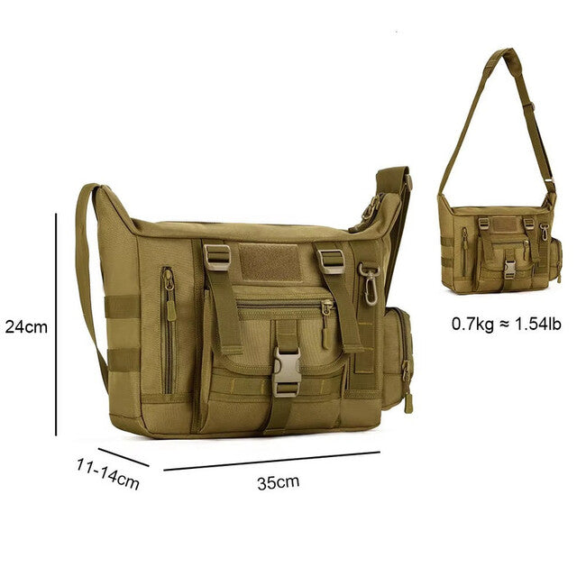 DRAGOWA Tactical Shrapnel taktička torba na rame, Coyote