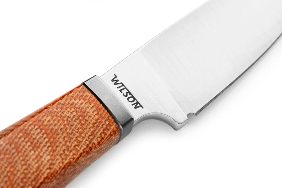 Lionsteel WILLY WL1 nož s fiksnom oštricom s ručkom od micarte CVN